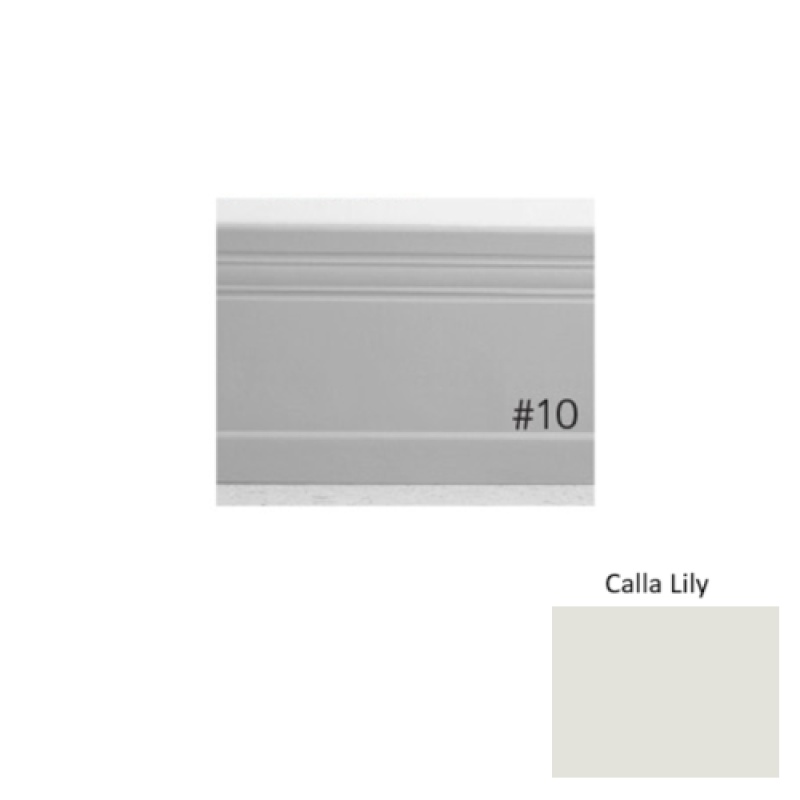 Pinnacle Plus #10 Serenity Calla Lily Rubber Coil Wall Base - 4" x 60 ft.