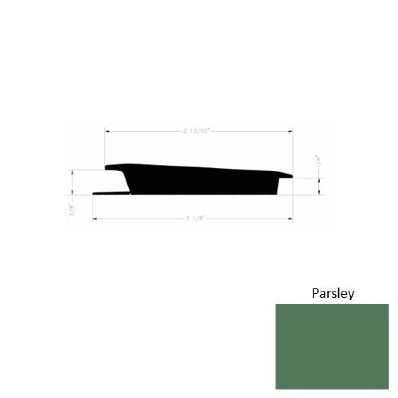 Solid 75 Parsley Rubber Rolling Traffic Transition