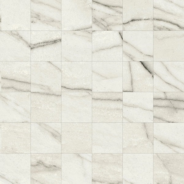 Canzona Resonant Alabaster Porcelain Mosaic - 2" X 2"