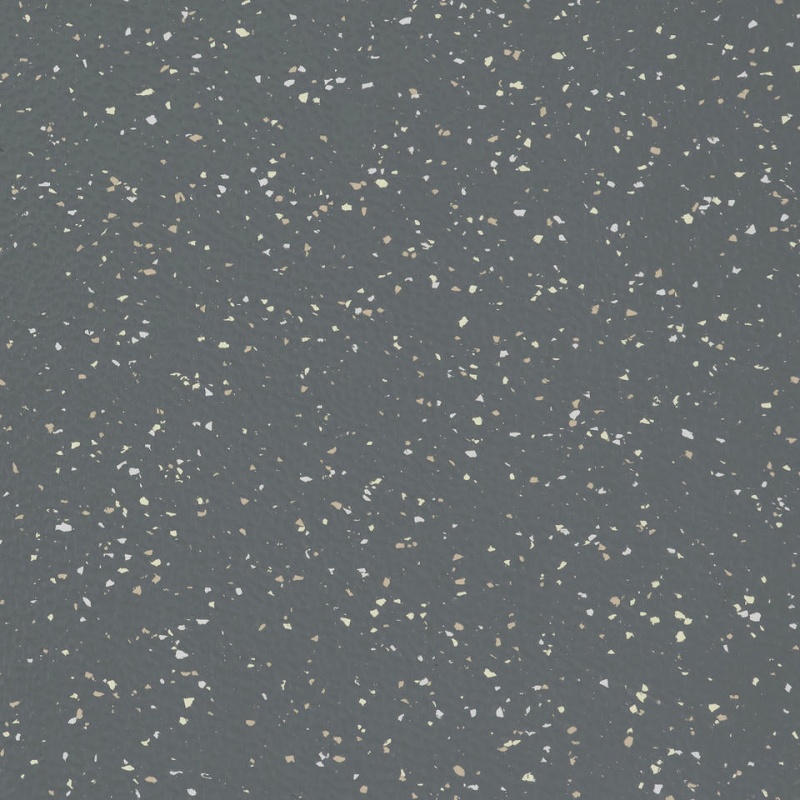 Johnsonite Bryce Point Rice Paper Color Splash Speckled Rubber Tile - Textured