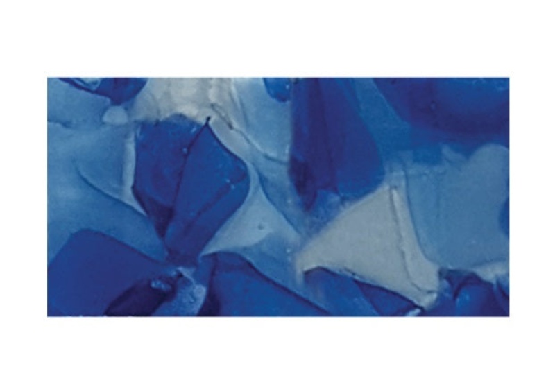 Aquatica Flower Iris Glass Tile - Glossy - 3" x 6"
