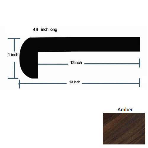 Paramount Amber Luxury Vinyl Stair Tread