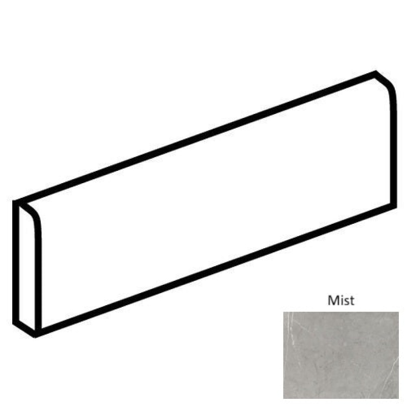 Core Fundamentals Platinum Mist Porcelain Floor Trim