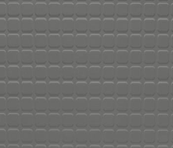 Johnsonite Thunder Raised Square Solid Color Rubber Tile - Textured