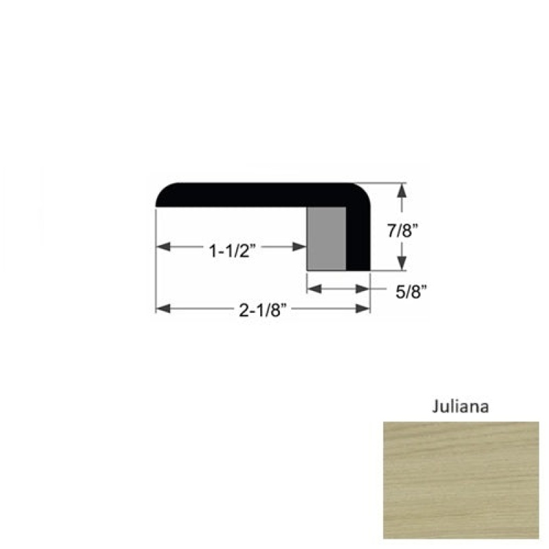 Regent Juliana Hardwood Moulding / Trim - 2 1/8" X 84" End Cap - Urethane