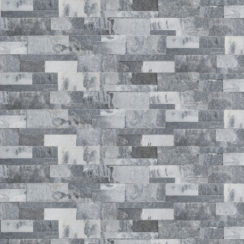 Xl Rockmount Stacked Stone Panel Alaska Gray Marble Ledgestone