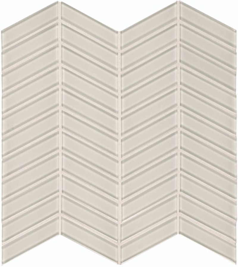 Aquatica Element Mist Glass Mosaic - Chevron - Glossy