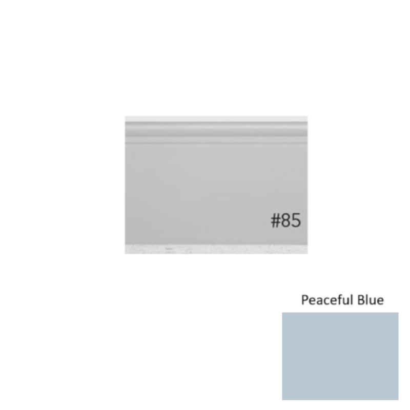 Pinnacle Plus #85 Fashion Peaceful Blue Rubber Coil Wall Base
