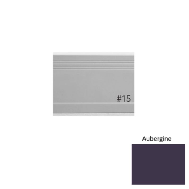 Pinnacle Plus #95 Invent Aubergine Rubber Coil Wall Base - 5 1/2" X 60 Ft