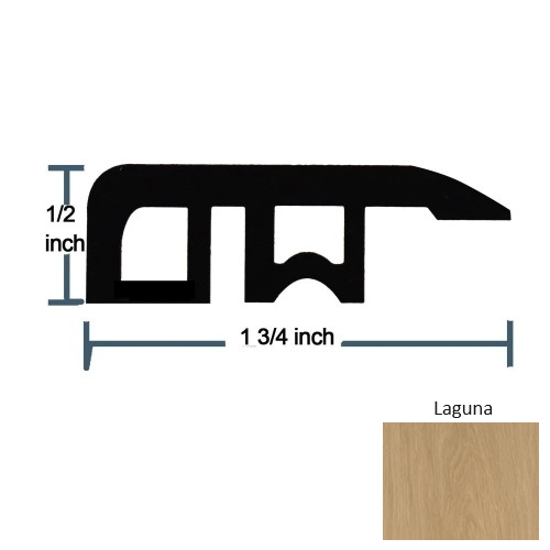Beach Laguna Luxury Vinyl Moulding / Trim - 94.5" Reducer - Embossed