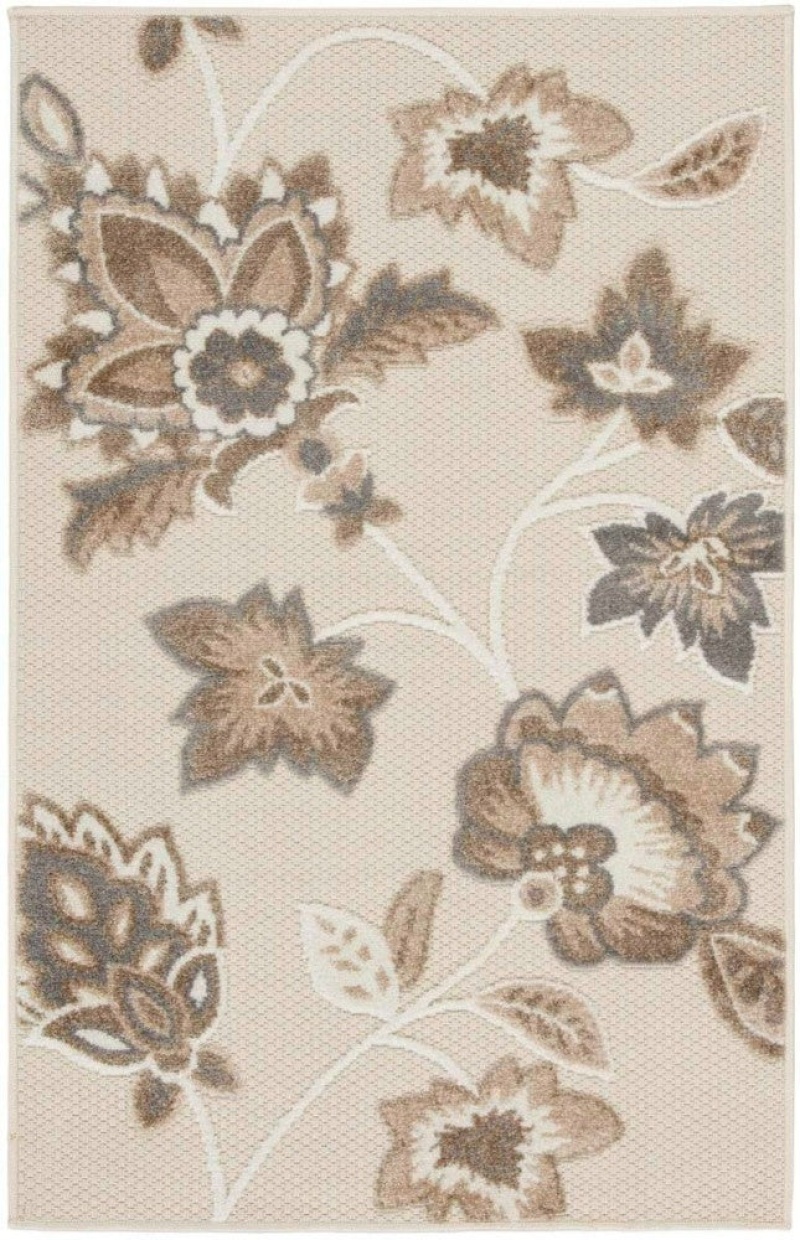 Aloha Beige Alh31 Polypropylene & Polyester Contemporary Area Rug - 10 Ft X 13 Ft - Beige