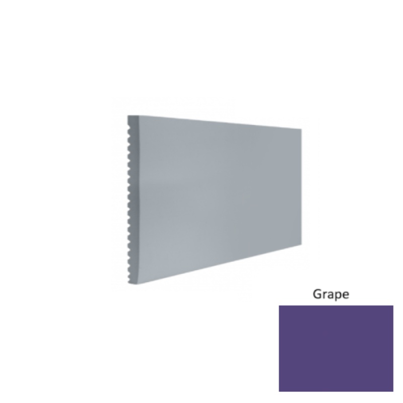 Contours #60 Candid Grape Rubber Profiled Wall Base - Satin