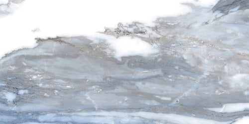 Crash Blue Porcelain Tile - Polished