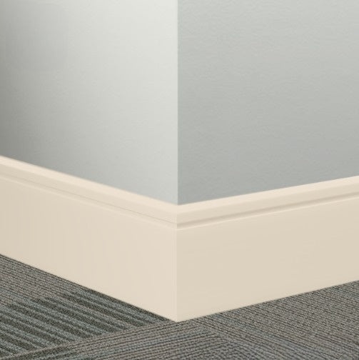Johnsonite Antique White Rubber Millwork Contoured Wall Base