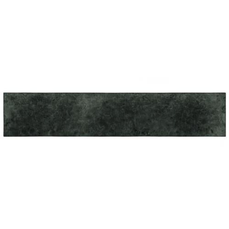Menorca Forest Black Ceramic Tile - Glossy