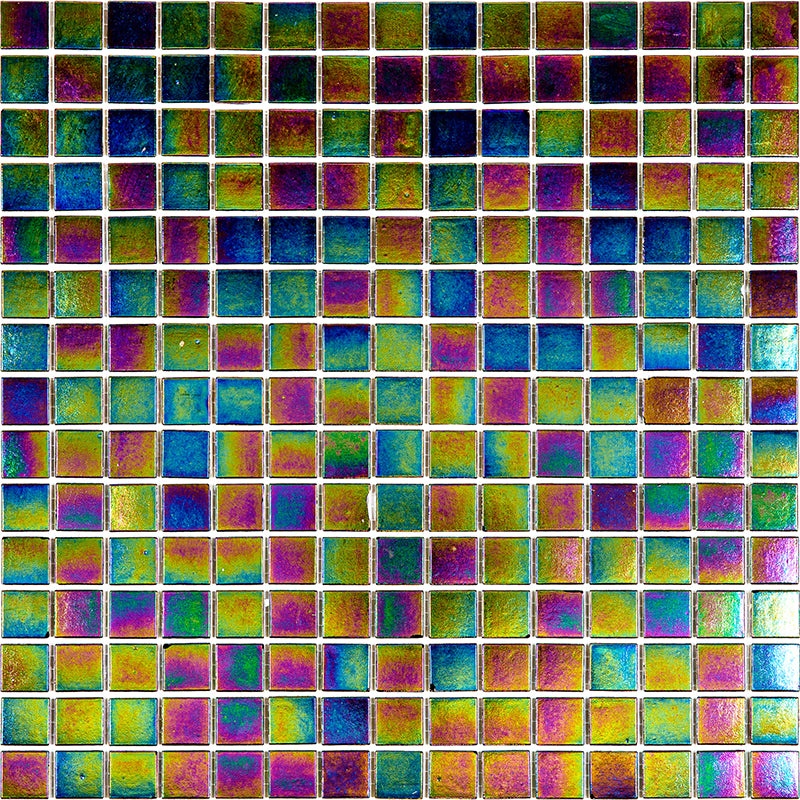 Alma Line Pearly Pe155 Glass Mosaic - 0.8" X 0.8" - Glossy