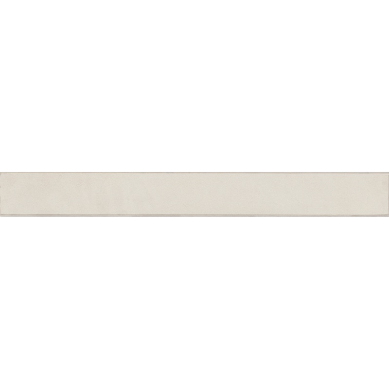 Sahara White Porcelain Floor & Wall Trim - 3" X 24" Bullnose - Matte