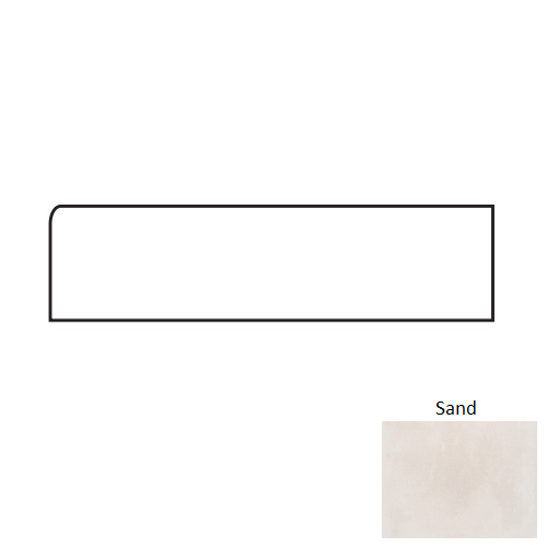 Fusion Fabric Sand Porcelain Floor Trim