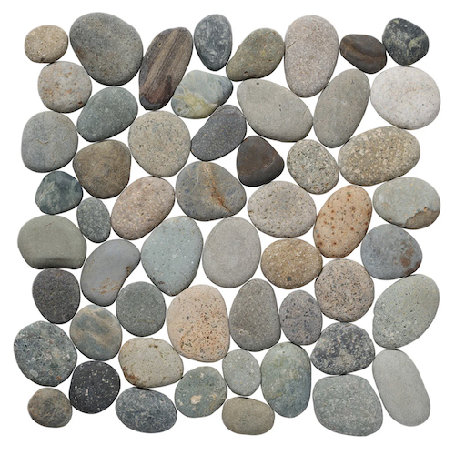 Pebble Java Grey Mosaic - Perfect Pebble - Natural