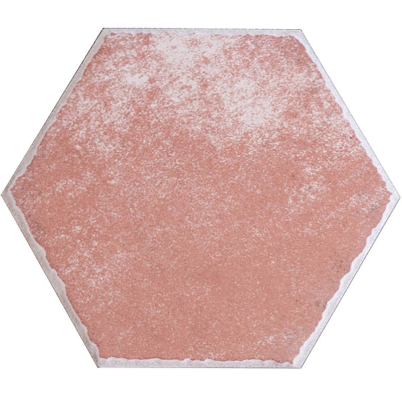 Sorano Rosso Matte Porcelain Hexagon Tile
