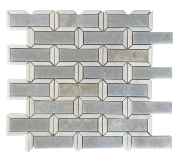 Blue Celeste Contempo Marble Mosaic - Contempo - Polished