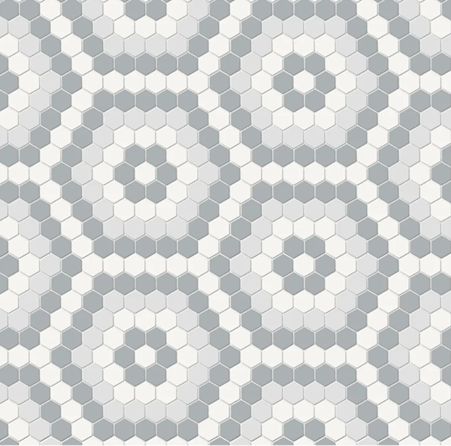 Soho Afternoon Blend Porcelain Mosaic - Hexagon - Matte