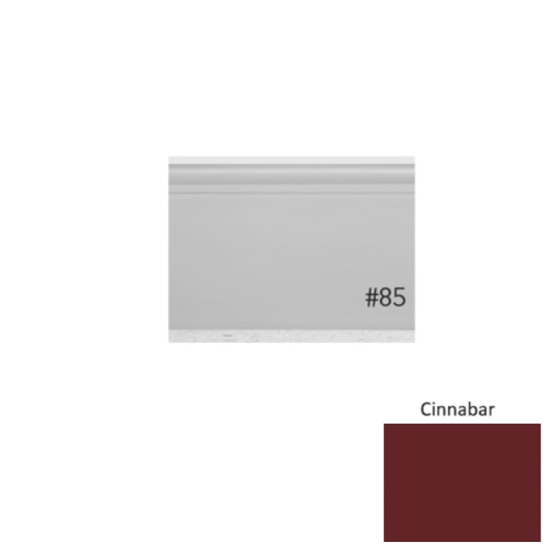 Pinnacle Plus #85 Fashion Cinnabar Rubber Coil Wall Base