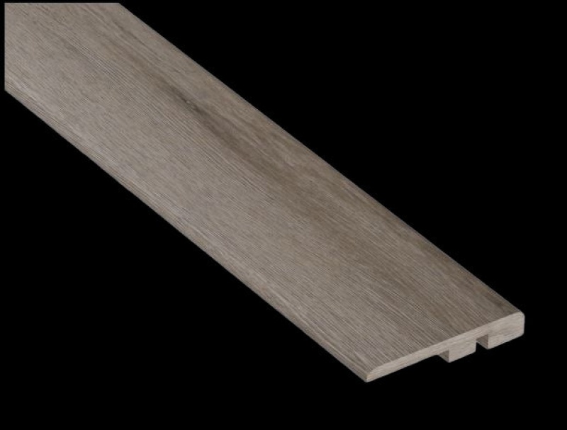 Smithcliffs Avery Ash Luxury Vinyl End Cap Trim, 1.5" x 94"