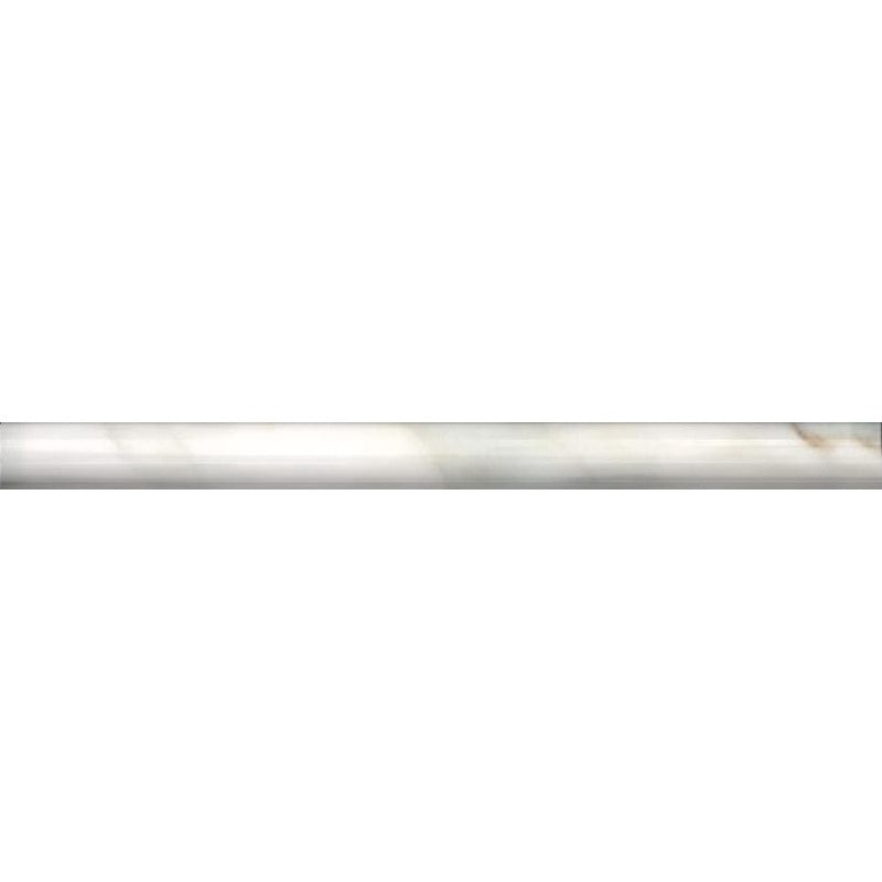 Calacatta Gold Marble Floor & Wall Trim - 0.6" X 0.7" X 12" Pencil