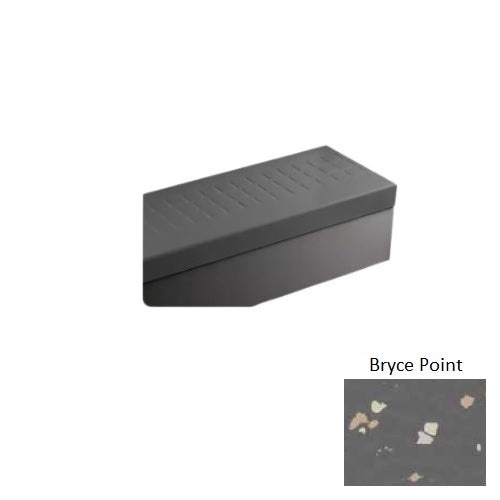 Johnsonite Bryce Point Raised Square Rubber Stair Tread, 12 1/4" x 72"