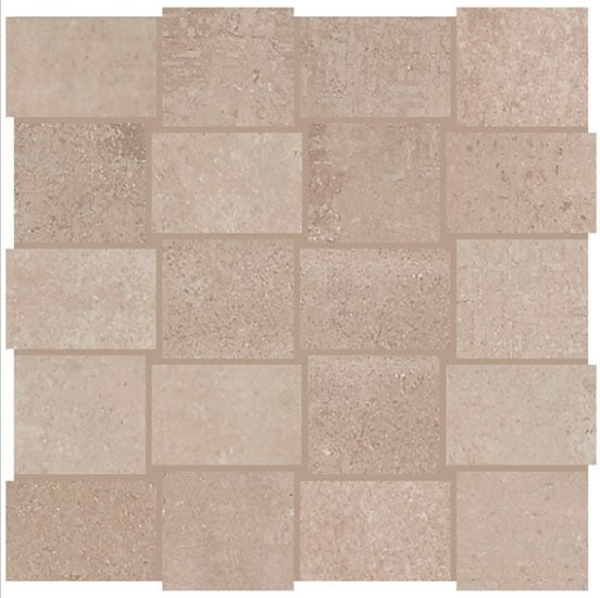 Union Weathered Beige Porcelain Mosaic
