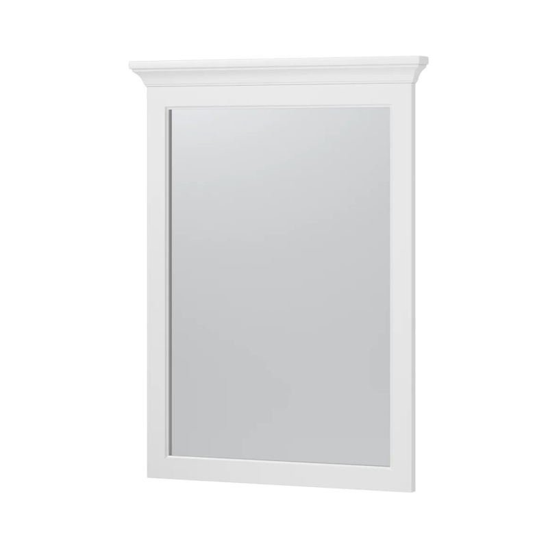 Lawson White Wood Framed Bathroom Mirror - 24" X 32" - White