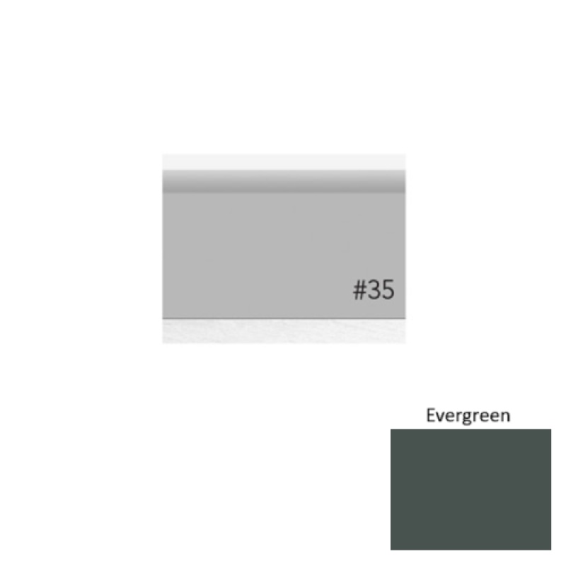 Pinnacle Plus #35 Sleek Evergreen Rubber Coil Wall Base - 4 9/16" X 60 Ft