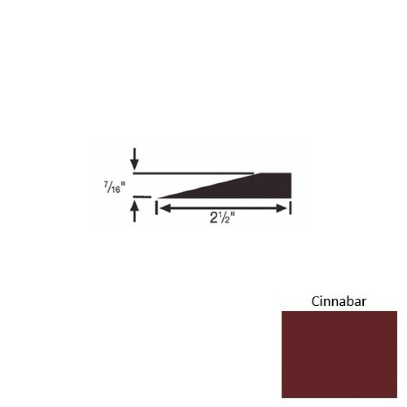 Solid 20 Cinnabar Rubber Transitional Reducer