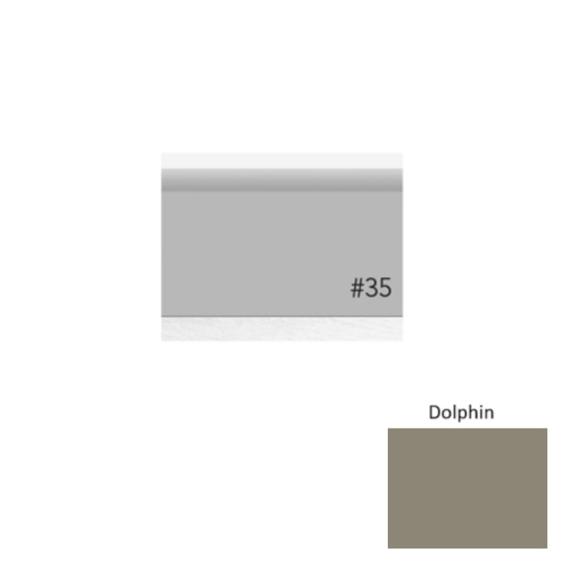 Pinnacle Plus #35 Sleek Dolphin Rubber Coil Wall Base