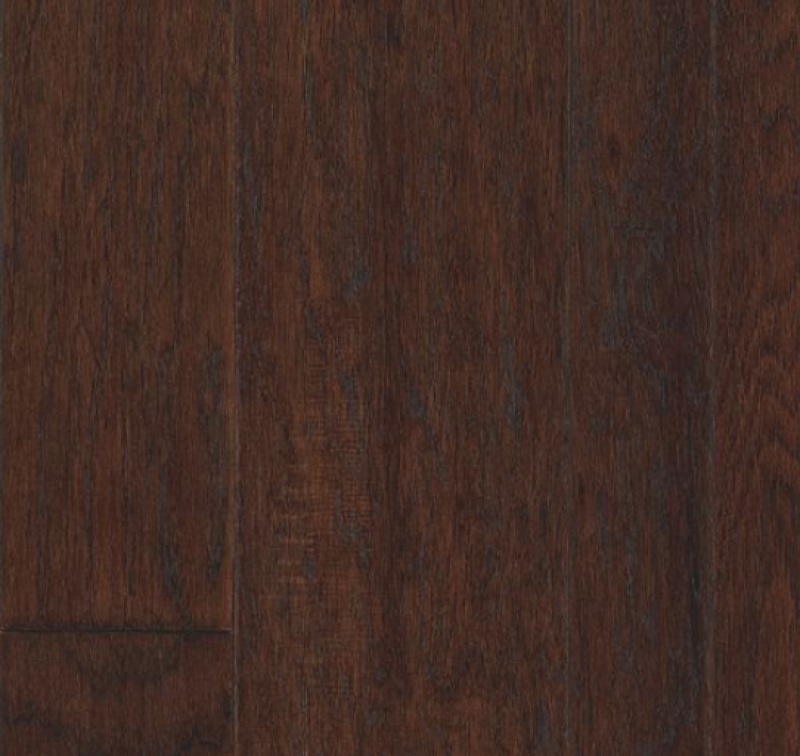 Weathered Portrait Espresso Hickory Engineered Hardwood Flooring - Prefinished - Multi Sizes
