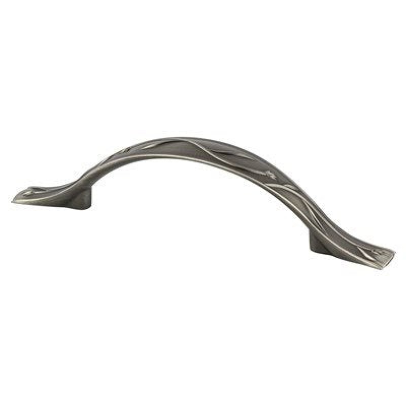 Berenson Art Nouveau Zinc Handle Pulls - Vintage Nickel