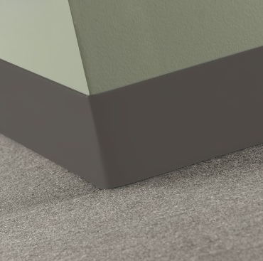 Brown Vinyl Traditional Wall Base 6" x 48" x 1/8" Toeless