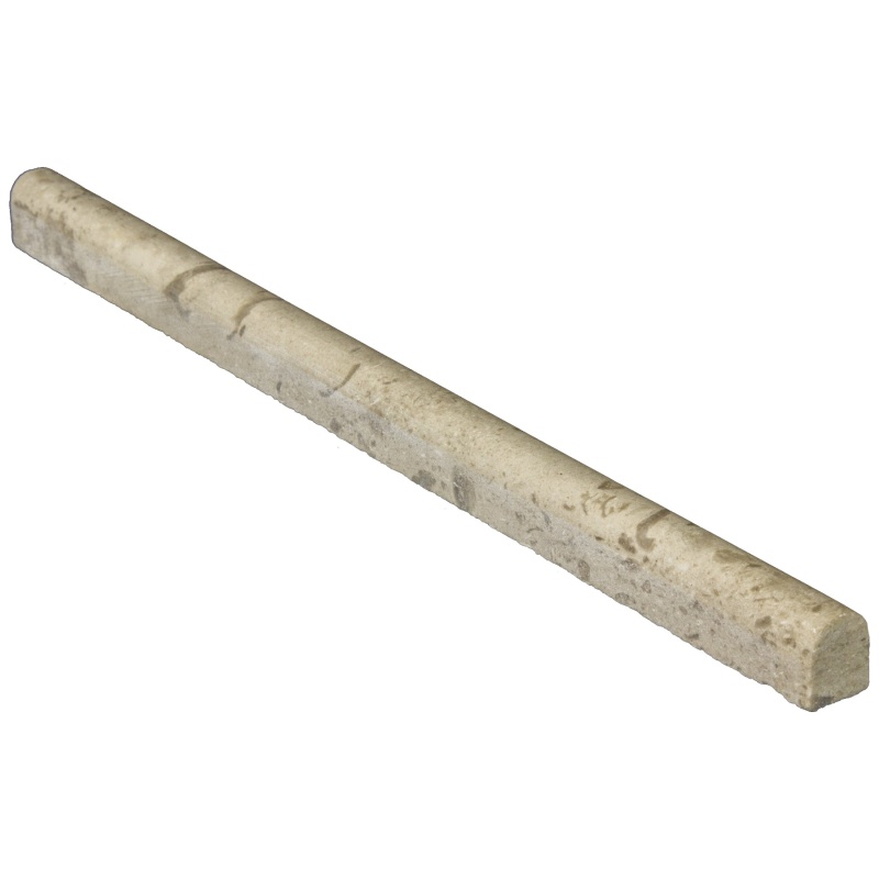 Camargo Limestone Liner - 3/4" X 12" Bullnose - Honed
