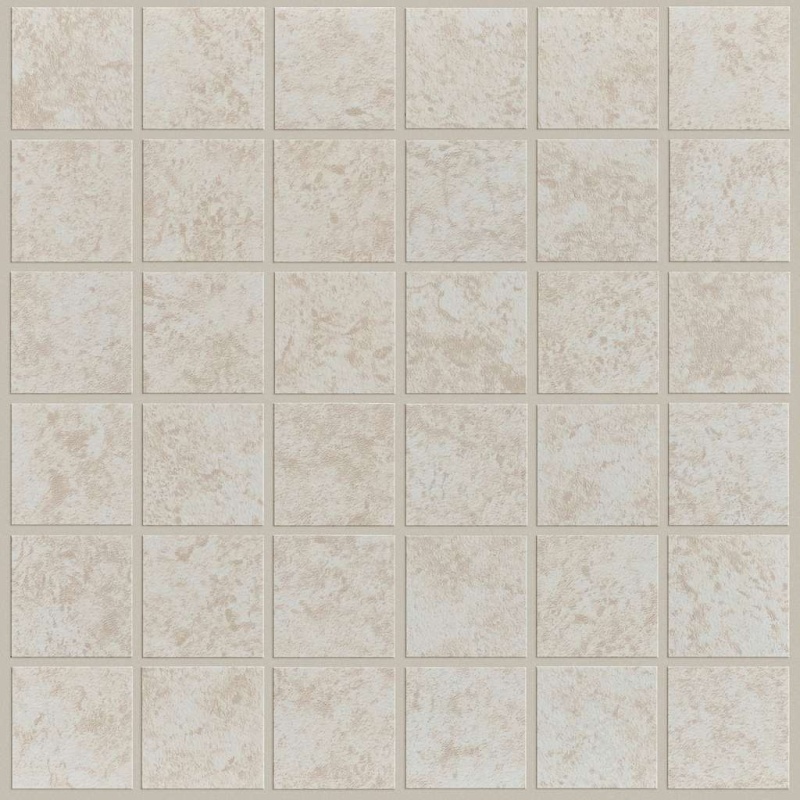 Empire Latte Ceramic Mosaic - 12.99" X 12.99" - Smooth