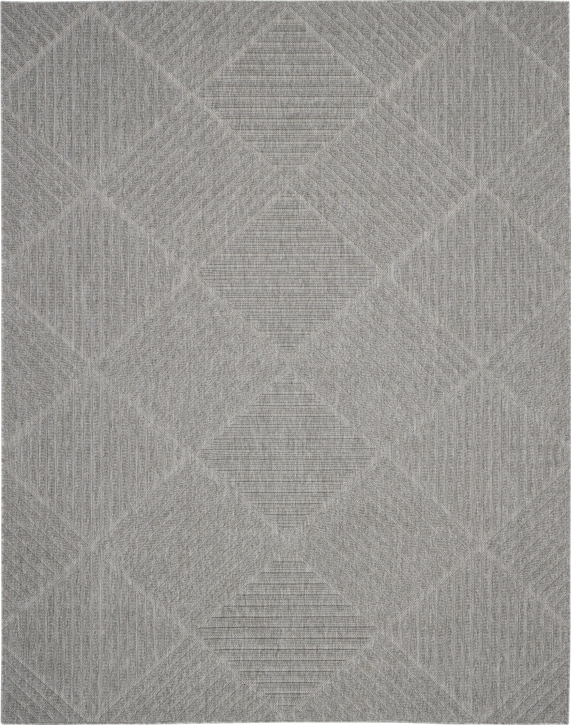 Cozumel Czm05 Light Grey Polypropylene Modern Area Rug
