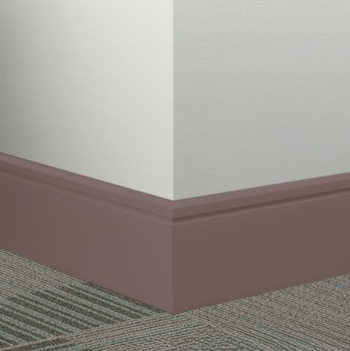 Johnsonite Burgundy Rubber Millwork Contoured Wall Base