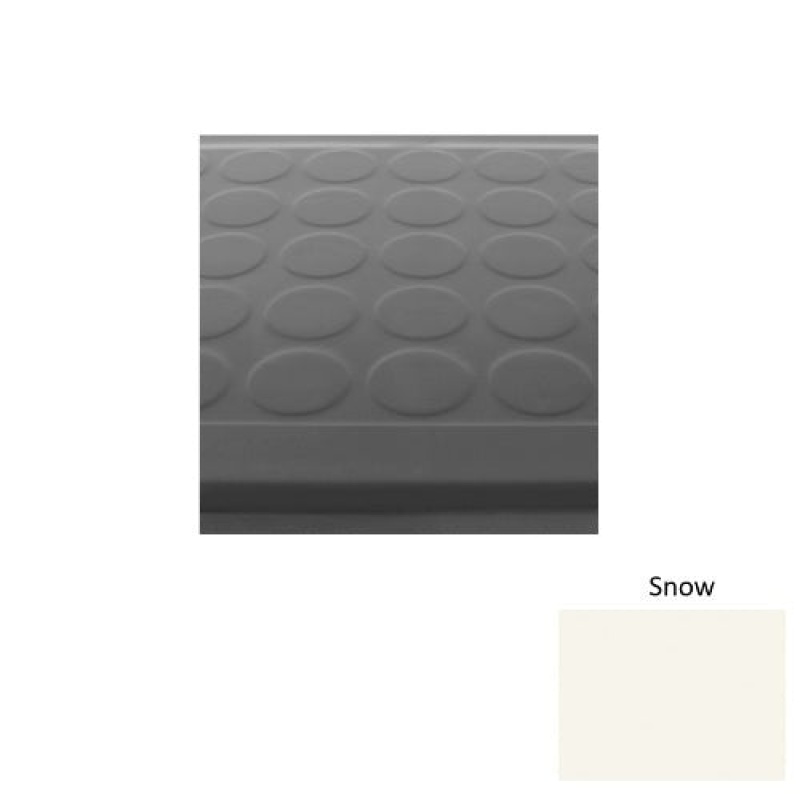 Solid 92 Snow Low Profile Raised Circular Rubber Stair Tread