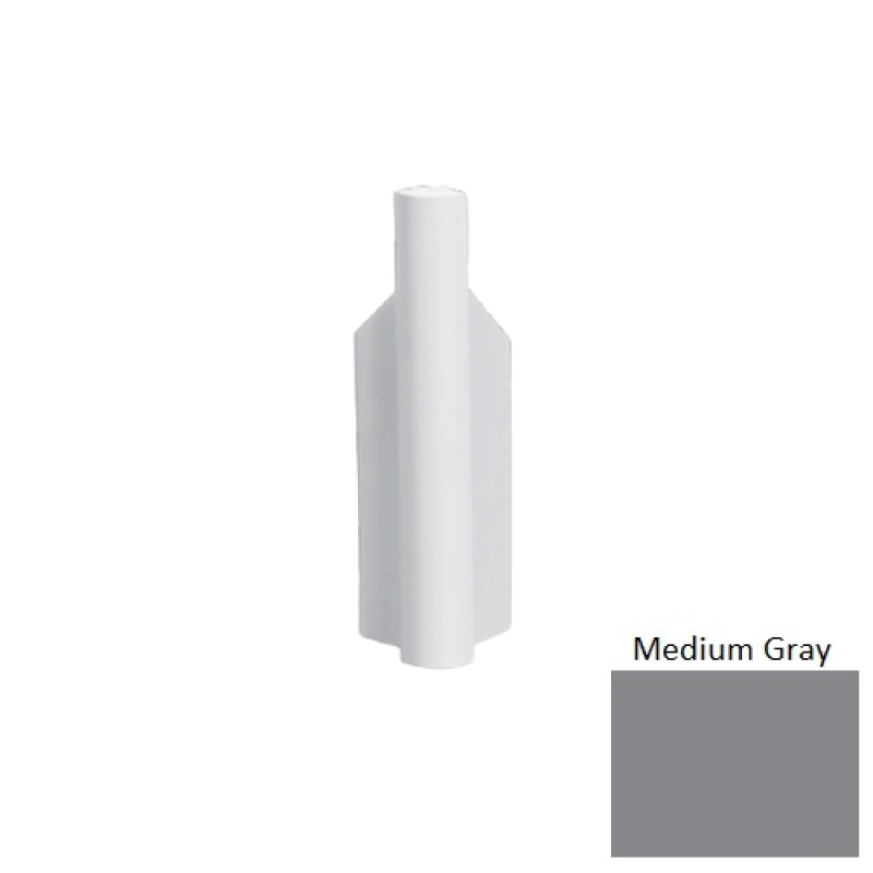 Mcb Medium Gray Rubber Moulding / Trim - 4 1/4" Mini Outside Corner Blocks - Mini Outside Corner Blocks