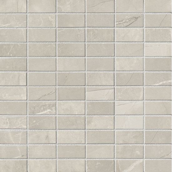 Pulpis Grigio Porcelain Mosaic - 1" X 2" Stacked - Honed