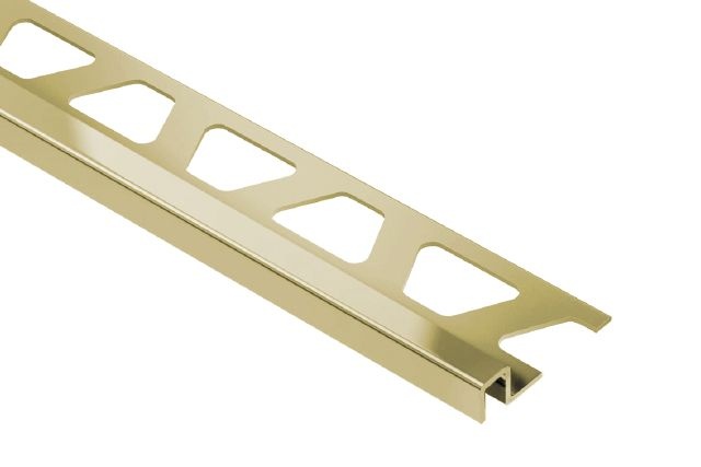 Deco Edge Protection Profile Metal Tile Edging Trim - Solid Brass