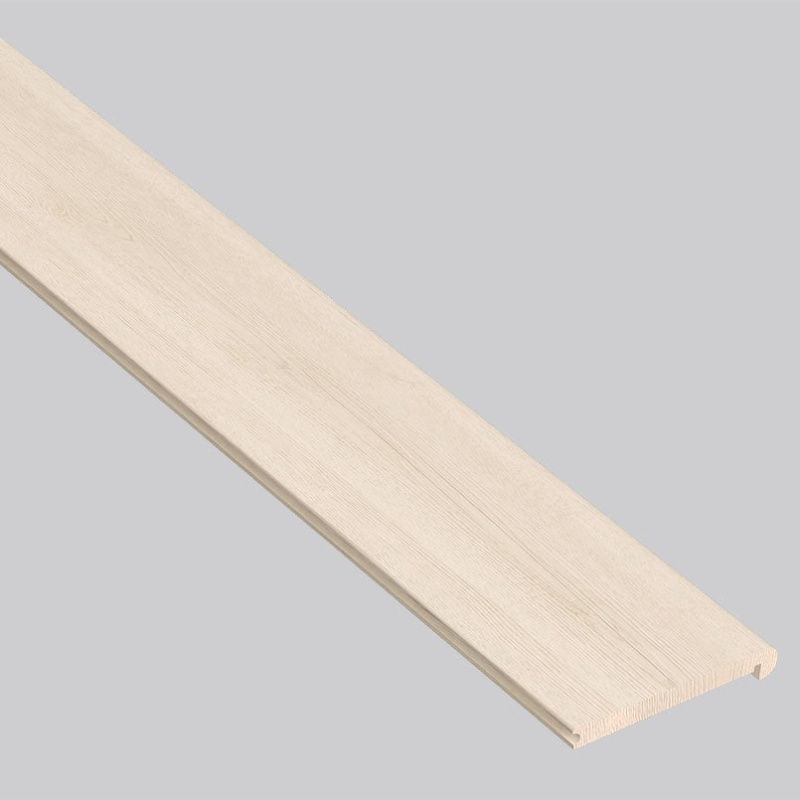 Everlife Lvt Shorecliffs Sunny Shake Luxury Vinyl Moulding / Trim - 4.53’’ X 94’’ Flush Stair Nose - Low Gloss