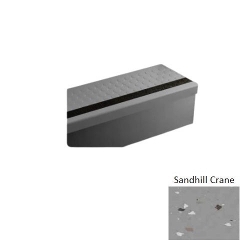 Johnsonite Sandhill Crane Raised Round Rubber Stair Tread Trim