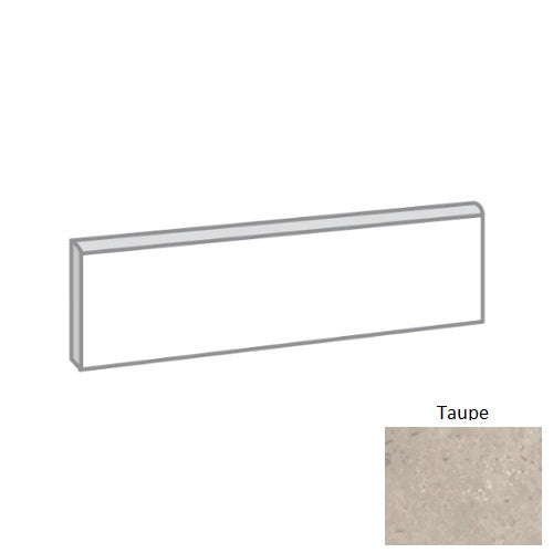 Tesola Taupe Ceramic Floor & Wall Trim Bullnose