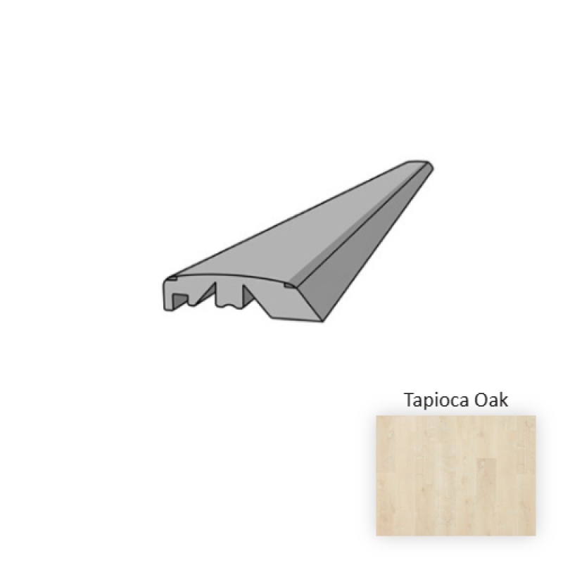 Naturetek Plus Abreeza Tapioca Oak Laminate Wood Moulding / Trim - 84" 5 In 1 Multifunction - Textured
